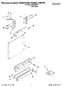 DOOR AND PANEL PARTS Diagram and Parts List for KUDS02FSPA2  KitchenAid Dishwasher