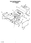 TOP VENTING PARTS, OPTIONAL PARTS (NOT INCLUDED) Diagram and Parts List for GMC305PRS02  Whirlpool Microwave Oven Combo