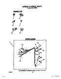 WIRING HARNESS Diagram and Parts List for LA5381XXF0  Whirlpool Washer