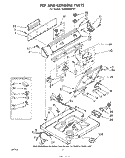 TOP AND CONSOLE Diagram and Parts List for 3LA5800XPW1  Whirlpool Washer