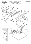 SECTION Diagram and Parts List for LER5644EQ0  Whirlpool Dryer