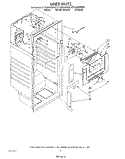 LINER Diagram and Parts List for ET16ZKXWW00  Whirlpool Refrigerator