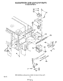 MAGNETRON AND AIRFLOW Diagram and Parts List for RM278BXV2  Whirlpool Microwave Oven Combo