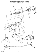 MOTOR AND CONTROL PARTS, ACCESSORY PARTS Diagram and Parts List for BEA30AVAIM0  Whirlpool Mixer