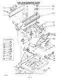 TOP AND CONSOLE Diagram and Parts List for LA7000XKW1  Whirlpool Washer