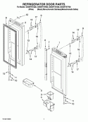Part Location Diagram of W10157434 Whirlpool ENDCAP-HDL