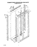 CABINET TRIMS AND BREAKER TRIM Diagram and Parts List for KSSS48DYW00  KitchenAid Refrigerator