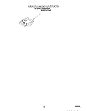MISCELLANEOUS Diagram and Parts List for GU980SCGS1  Whirlpool Dishwasher