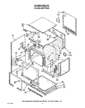 OVEN Diagram and Parts List for KEBI171XWH0  KitchenAid Wall Oven