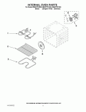 INTERNAL OVEN PARTS Diagram and Parts List for RBS277PVQ03  Whirlpool Wall Oven