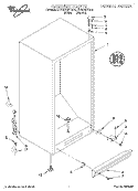 CABINET, LIT/OPTIONAL Diagram and Parts List for EV200NXEN03  Whirlpool Freezer