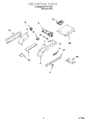 TOP VENTING Diagram and Parts List for KDRP407HSS0  KitchenAid Range