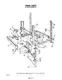 FRAME , LITERATURE AND OPTIONAL Diagram and Parts List for DU1800XP0  Whirlpool Dishwasher
