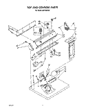SECTION Diagram and Parts List for LE5720XSG1  Whirlpool Dryer