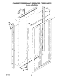 SECTION Diagram and Parts List for KSSS36DAW04  KitchenAid Refrigerator