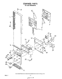 CONTROL Diagram and Parts List for RM988PXPW1  Whirlpool Microwave Oven Combo
