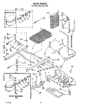 UNIT Diagram and Parts List for RS25AWXWL00  Roper Refrigerator