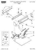 SECTION Diagram and Parts List for REX3615EW2  Roper Dryer