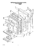 Part Location Diagram of 2157748 Whirlpool REF. DOOR