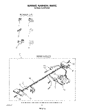 WIRING HARNESS Diagram and Parts List for 3LA5580XSW2  Whirlpool Washer