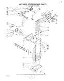 AIR FLOW AND CONTROL Diagram and Parts List for EHD192VKWR0  Whirlpool Refrigerator