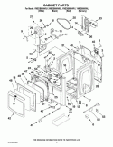 Part Location Diagram of WPW10492808 Whirlpool Medallion