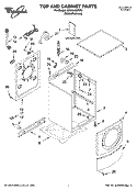 Part Location Diagram of 8182239 Whirlpool Dispenser Guide
