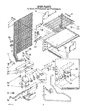 UNIT Diagram and Parts List for ET14DCXMWL0  Whirlpool Refrigerator