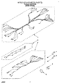 Part Location Diagram of 3186663 Whirlpool WIRE