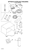 OPTIONAL Diagram and Parts List for ACE124XK1  Whirlpool Air Conditioner