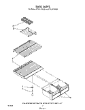 SHELF Diagram and Parts List for ET18JKXWW00  Whirlpool Refrigerator