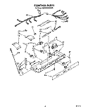 CONTROL Diagram and Parts List for KSRS27QWWH00  KitchenAid Refrigerator