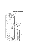 FREEZER LINER Diagram and Parts List for KSSS42MWX00  KitchenAid Refrigerator