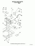 METER CASE PARTS Diagram and Parts List for CAM2752TQ3  Whirlpool Washer