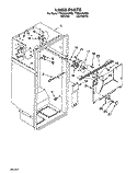 LINER Diagram and Parts List for TT20AKXAW00  Whirlpool Refrigerator