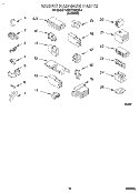 WIRING HARNESS Diagram and Parts List for KAWE768BAL1  KitchenAid Washer