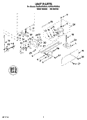 UNIT PARTS Diagram and Parts List for KURS24RSBS00  KitchenAid Refrigerator