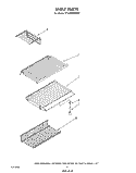 SHELF Diagram and Parts List for TT14EKRWW00  Estate Refrigerator