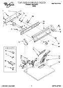 SECTION Diagram and Parts List for LER2614BW2  Whirlpool Dryer