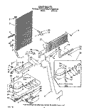 UNIT Diagram and Parts List for RT18AKXZW00  Roper Refrigerator