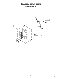 CONTROL PANEL Diagram and Parts List for MS1040XYQ0  Whirlpool Microwave