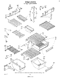 Part Location Diagram of 946980 Whirlpool Shelf Cantilever