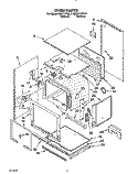 OVEN, OPTIONAL Diagram and Parts List for KEBI171YWH1  KitchenAid Wall Oven