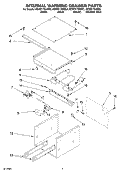 SECTION Diagram and Parts List for KEWD175HBL3  KitchenAid Warming Drawer
