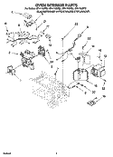Part Location Diagram of 8206281 Whirlpool Power Cord