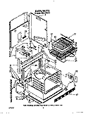 OVEN, LIT/OPTIONAL Diagram and Parts List for KEDS100WWH0  KitchenAid Range