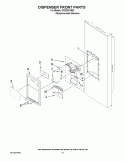Part Location Diagram of WPW10448627 Whirlpool Drip Tray