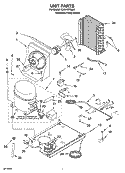 UNIT PARTS, OPTIONAL PARTS (NOT INCLUDED) Diagram and Parts List for KUIA15PRLS4  KitchenAid Ice Maker
