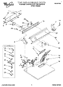 Part Location Diagram of 3401616 Whirlpool HARNS-WIRE