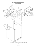 TOP AND CONSOLE , LITERATURE AND OPTIONAL Diagram and Parts List for LA5380XTG0  Whirlpool Washer